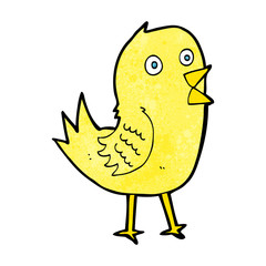 cartoon tweeting bird