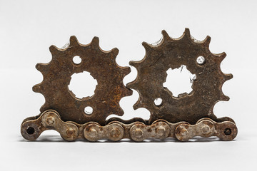 Rusty metal gears