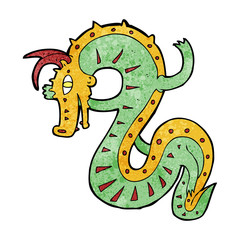 saxon dragon cartoon