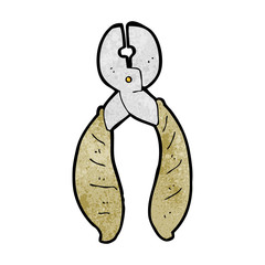 cartoon strong pliers