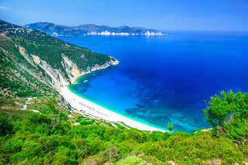 Myrtos beach, Kefalonia, Greece