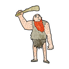 cartoon neanderthal
