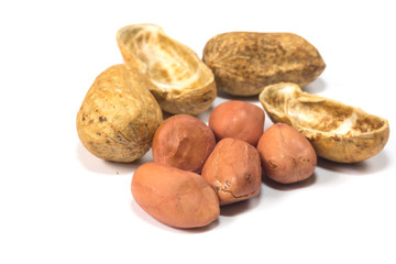 peanut isolated on white background
