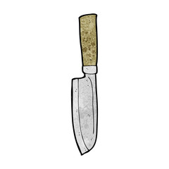 cartoon kitchen knife