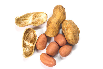 peanut isolated on white background
