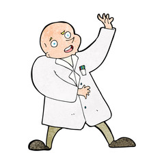 cartoon mad scientist