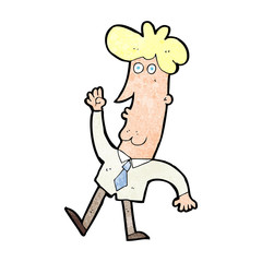 cartoon office man