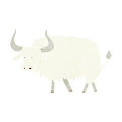 cartoon annoyed hairy ox