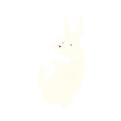 Obraz na płótnie Canvas cue cartoon rabbit