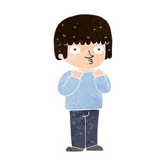 cartoon surprised man