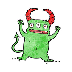 cartoon little devil