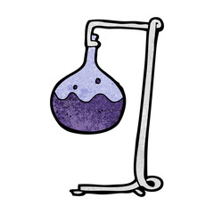 cartoon science experiment