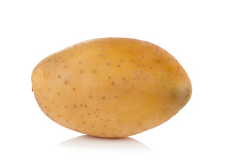 potato on white background