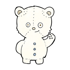 cartoon polar bear cub