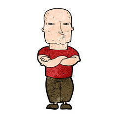 cartoon tough guy
