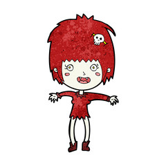 cartoon vampire girl