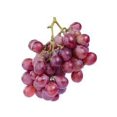 grapes isolated on over white background