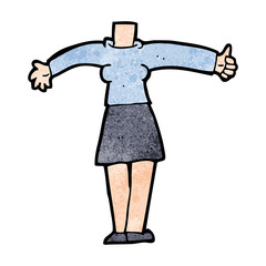cartoon female body (add photos or mix and match cartoons)