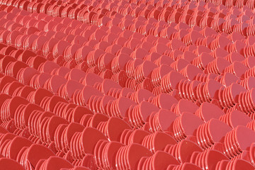 Obraz premium Red roof tiles