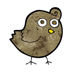 funny cartoon bird