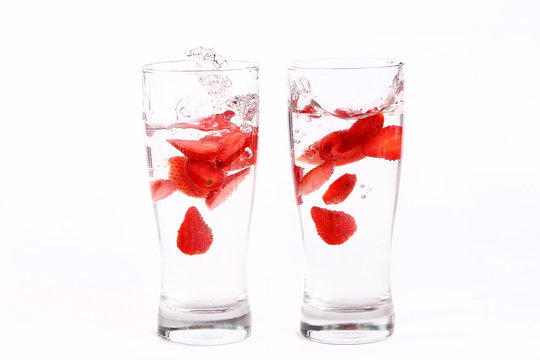 Strawberry in Water