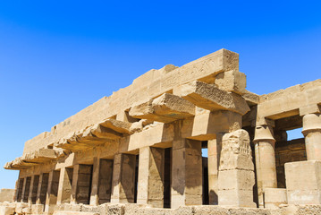 Ancient ruins of Karnak temple in Egypt