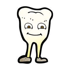 cartoon yellowing  tooth