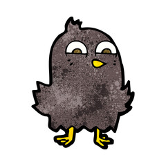 funny cartoon bird