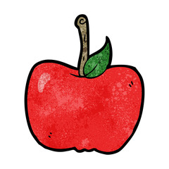 cartoon apple