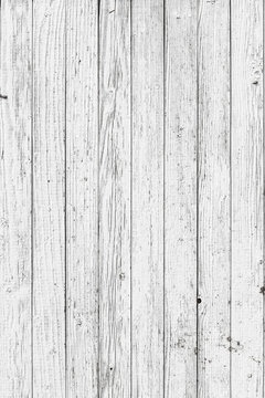 Vintage  White  Wood Wall