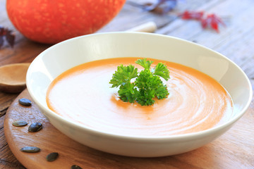Kürbiscremesuppe