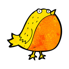 cartoon fat bird