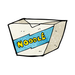 cartoon noodle box