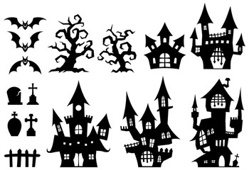 ハロウィン：ゴーストハウスセット