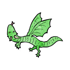 cartoon little dragon