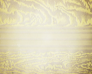 Golden floral ornament brocade textile pattern