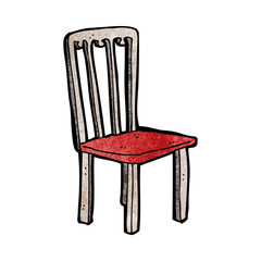 cartoon old chair