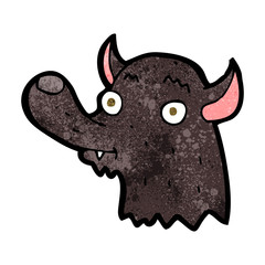 cartoon happy wolf