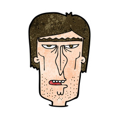 cartoon angry face