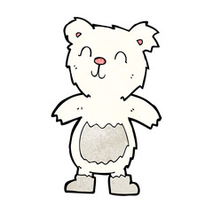 cartoon teddy polar bear