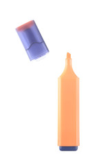 Marcador fluorescente naranja