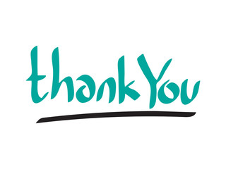 Thank You Lettering