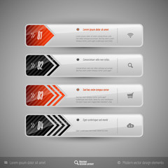 Design elements, infographics, layout and web pages. Modern symb