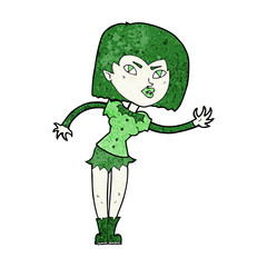 cartoon vampire girl