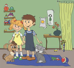 Дети, игрушки