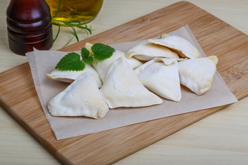 Raw potato dumplings