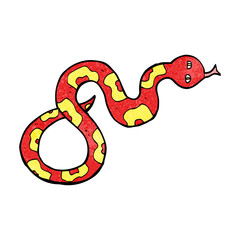 Obraz premium cartoon snake