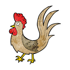 cartoon cockerel