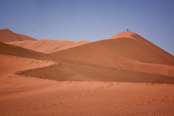 Fototapeta na wymiar Huge Sand Dunes in the African desert