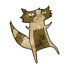 cartoon raccoon